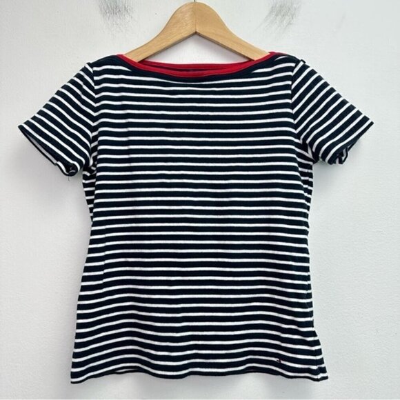 Tommy Hilfiger Nautical Striped Shirt Size Small - Picture 1 of 6